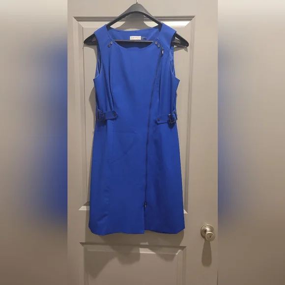 cobalt blue tank dress Marcella | Margot Dress in Cobalt | Women's Size Medium | Sustainable European Jersey main image 0